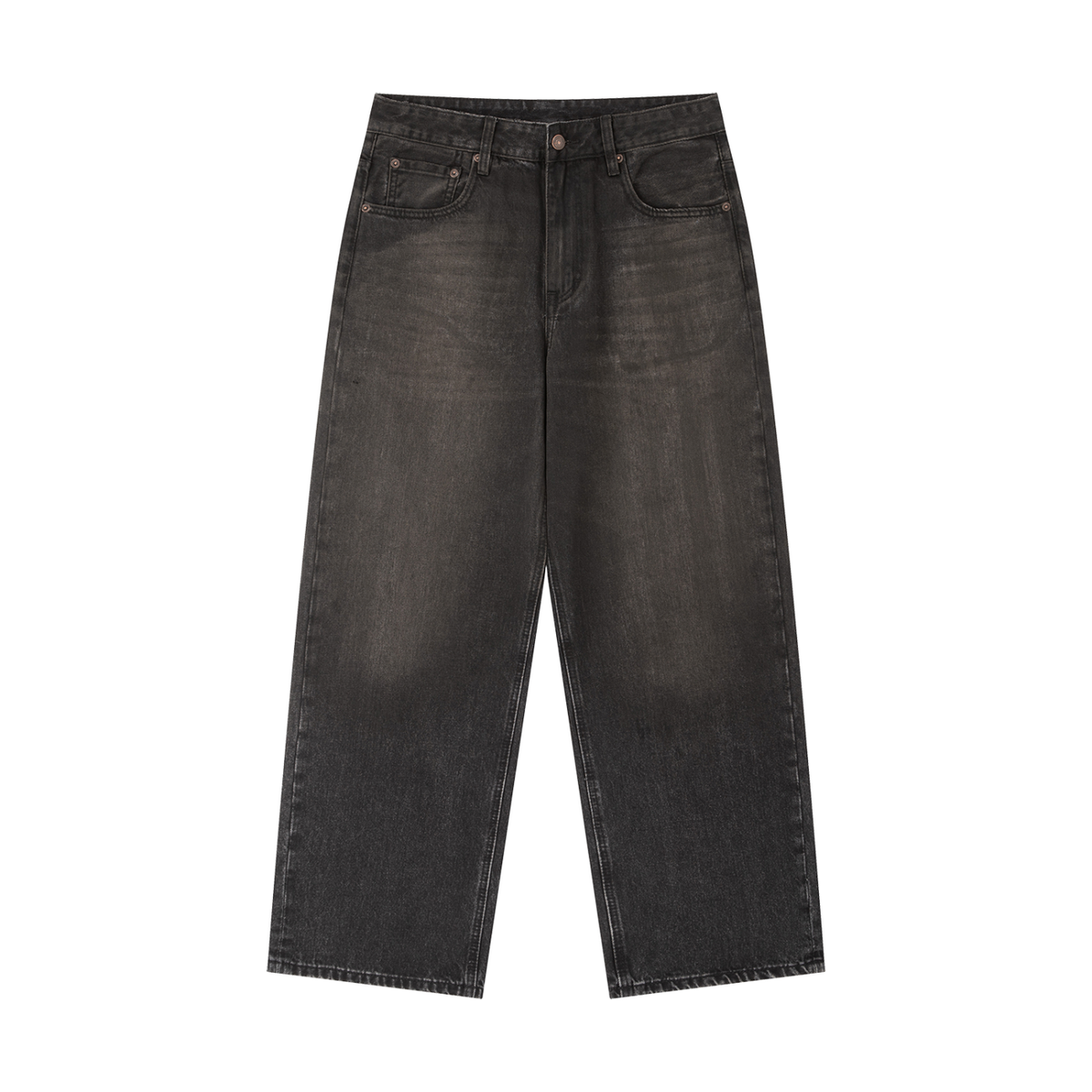 ORVX Vintage Wash Baggy Jeans
