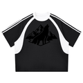 Outdoors - Contrast Stripes Panel Mesh T-shirt