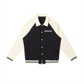 Contrast Raglan Sleeve Baseball/Bomber Jacket