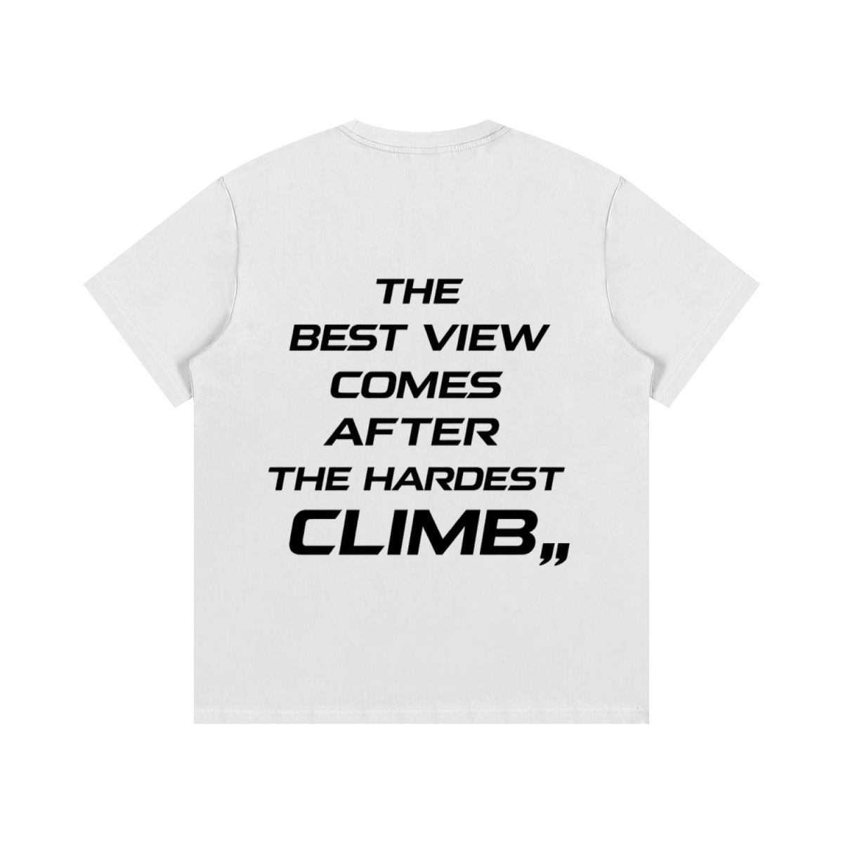 Motivation ORVX - Essential Cotton T-Shirt - Hardest Climb - Regular Fit