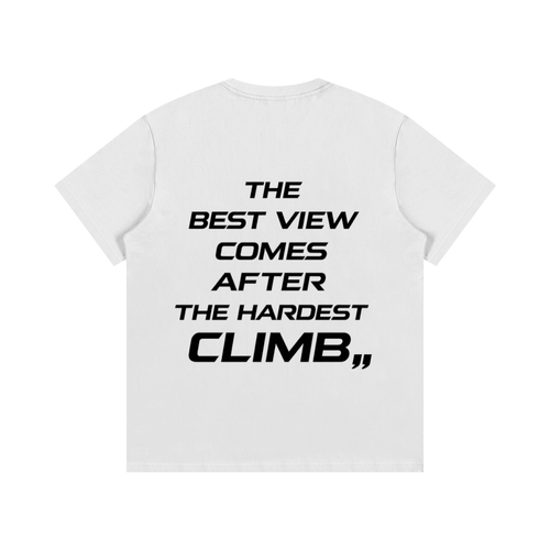 Motivation ORVX - Essential Cotton T-Shirt - Hardest Climb - Regular Fit