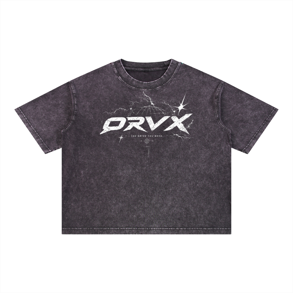 Mineral Wash Boxy Cotton T-Shirt