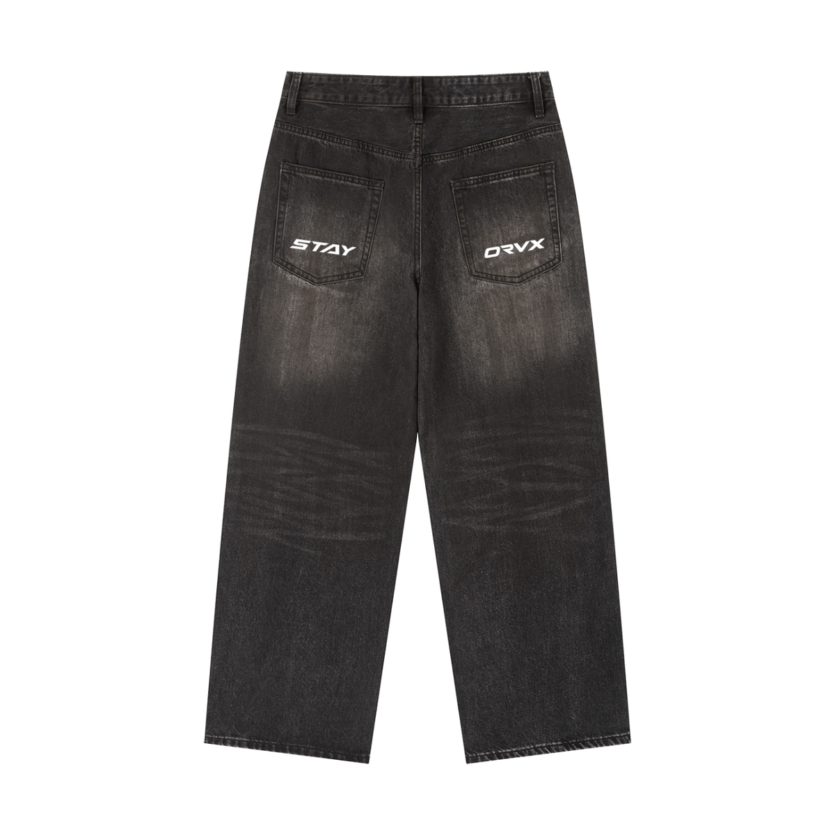 ORVX Vintage Wash Baggy Jeans