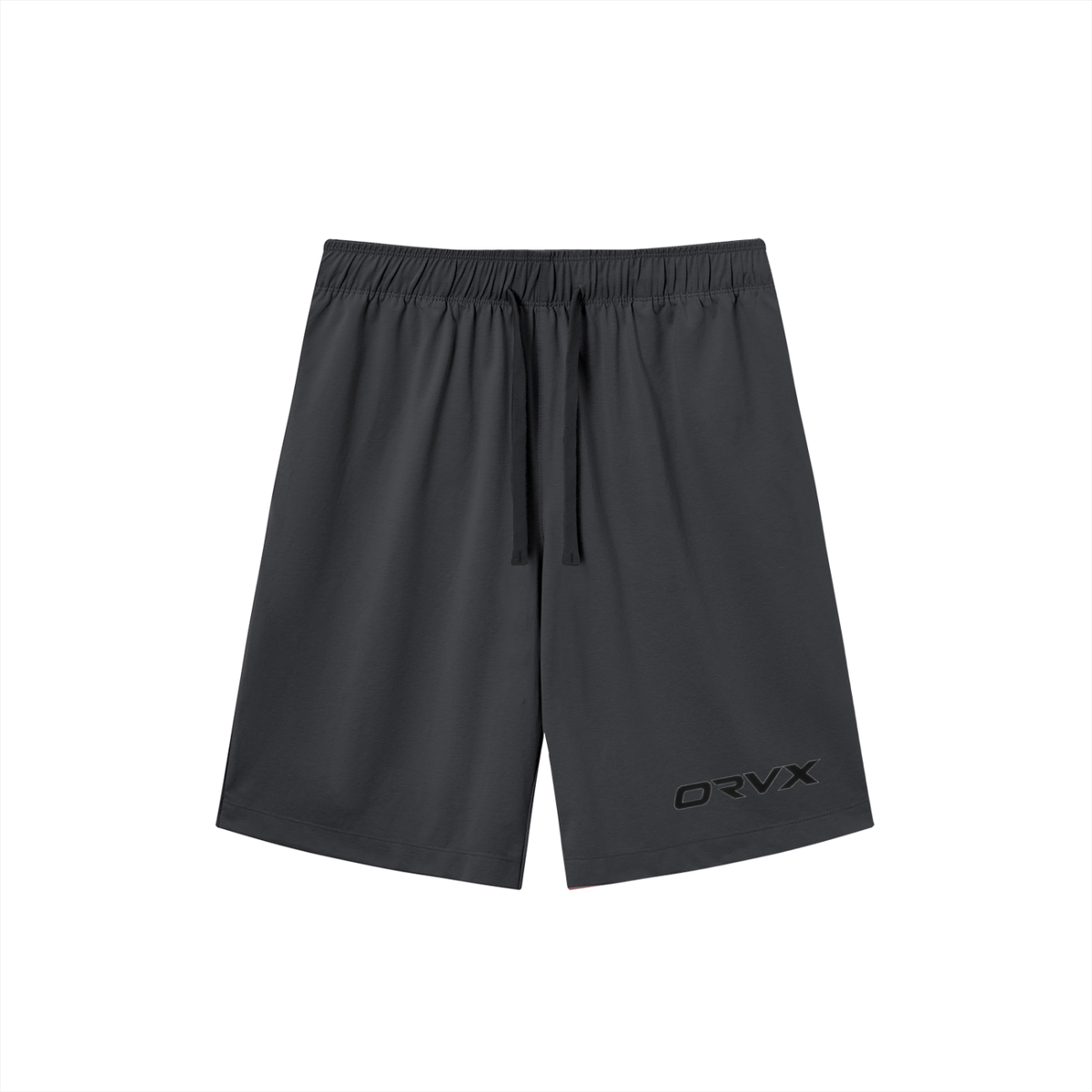 ORVX Black Men's Lightweight Drawstring Shorts