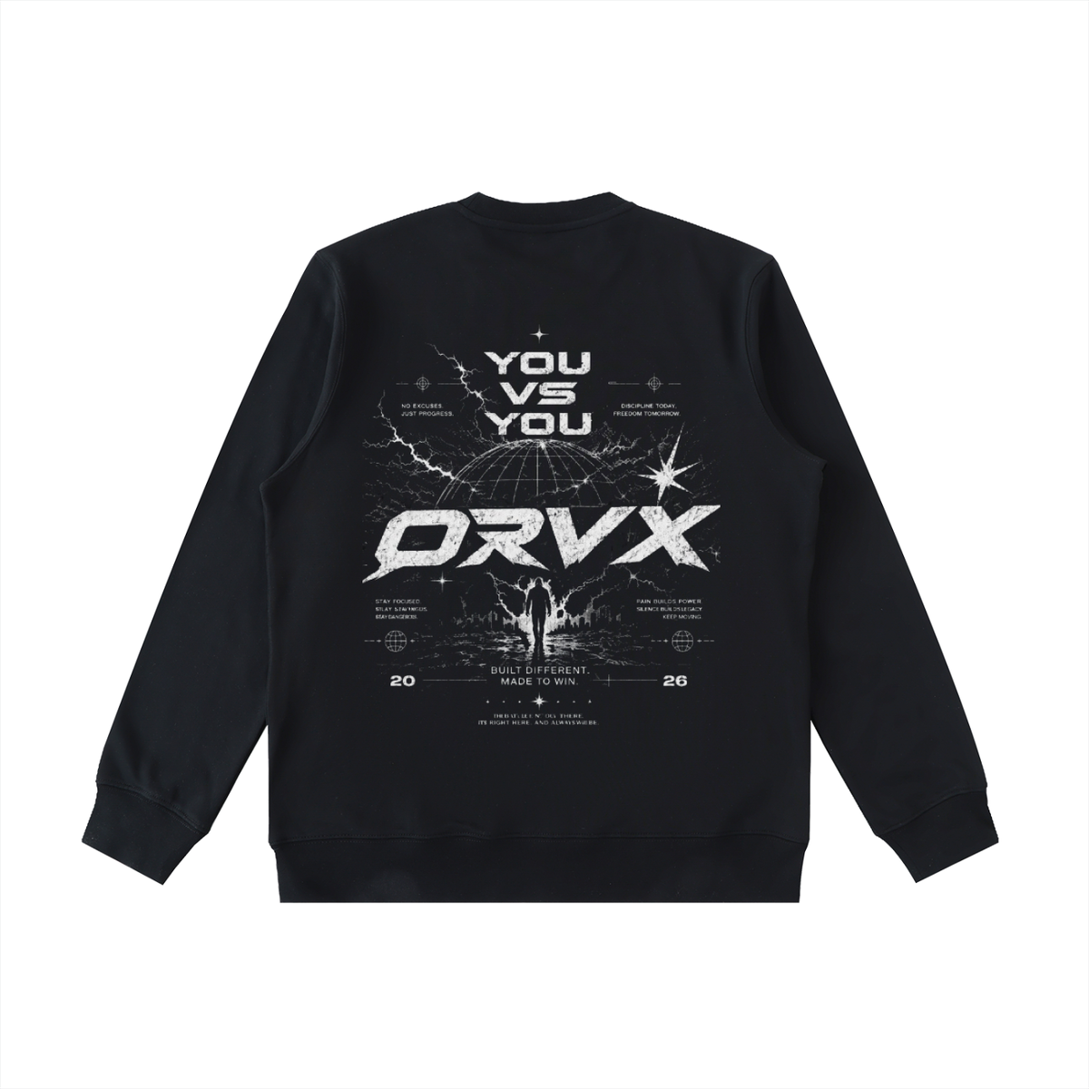 ORVX Essential Heavyweight Crewneck  Sweatshirt